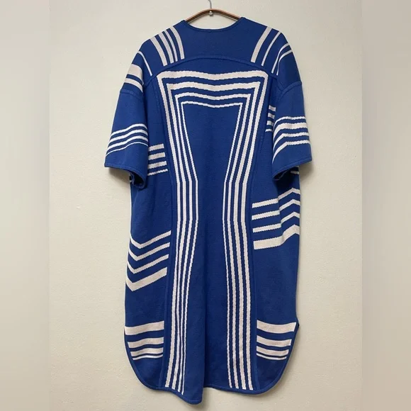 Kit and Ace Studio Cardigan Sz XS / S Blue and White - Picture 5 of 10